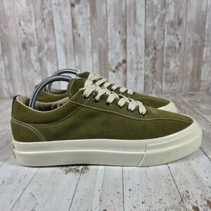 Stepney Workers Club Dellow S-Strike Moss Green Suede Sneakers Mens 8 Womens 10‎